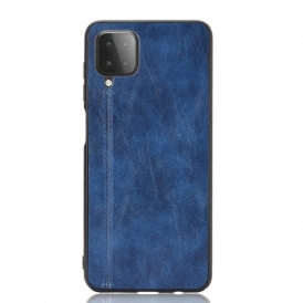 Cover Samsung Galaxy M12 / A12 Effetto Pelle Couture