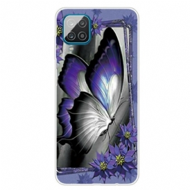 Cover Samsung Galaxy M12 / A12 Farfalla Reale