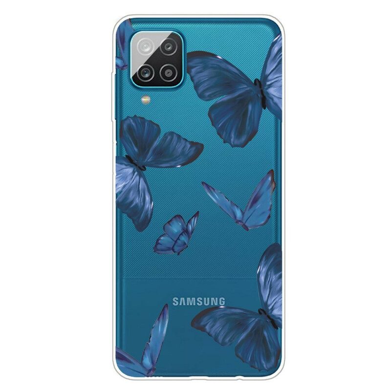 Cover Samsung Galaxy M12 / A12 Farfalle Selvatiche