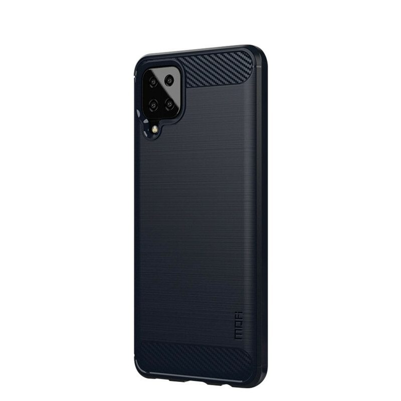 Cover Samsung Galaxy M12 / A12 Fibra Di Carbonio Spazzolata Mofi