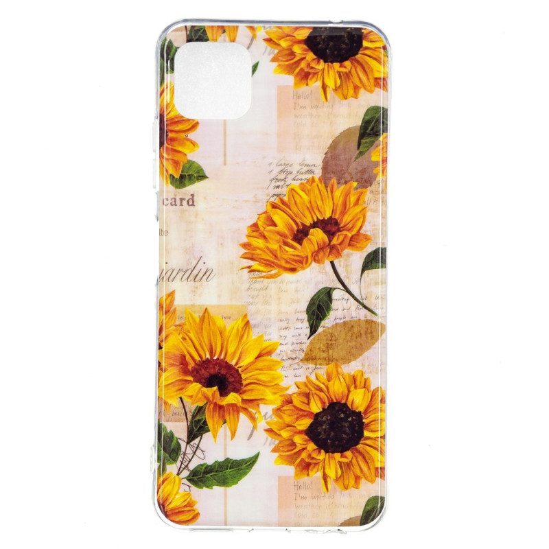 Cover Samsung Galaxy M12 / A12 Fiori Fluorescenti