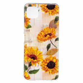 Cover Samsung Galaxy M12 / A12 Fiori Fluorescenti