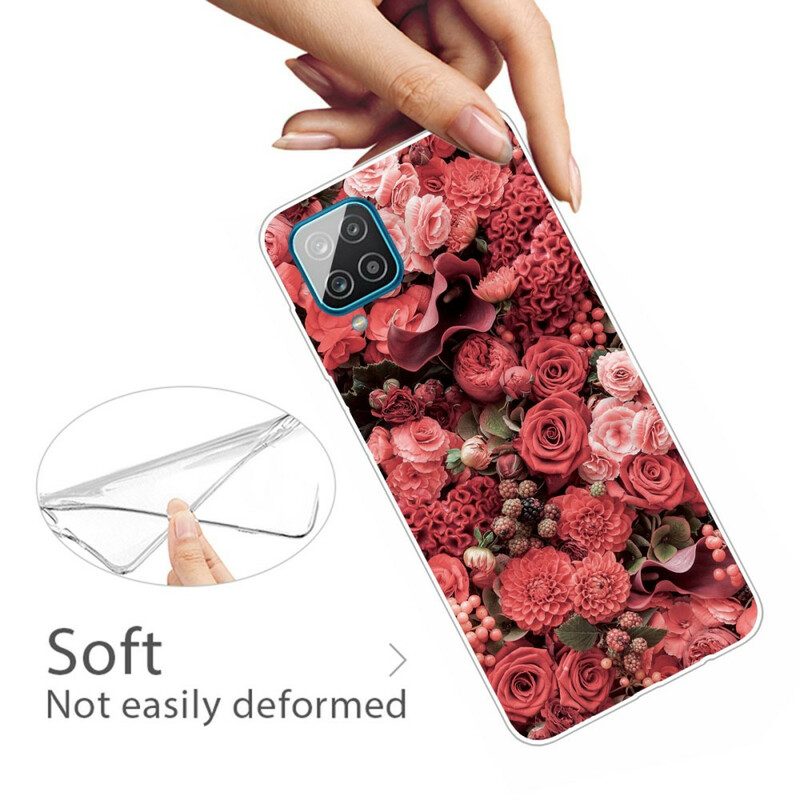 Cover Samsung Galaxy M12 / A12 Fiori Intensi