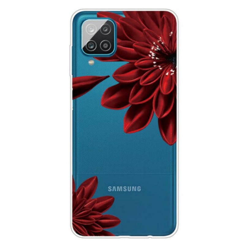 Cover Samsung Galaxy M12 / A12 Fiori Selvatici