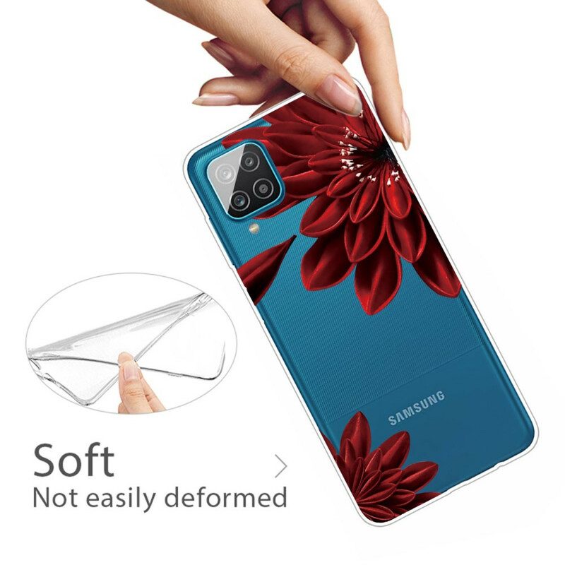 Cover Samsung Galaxy M12 / A12 Fiori Selvatici