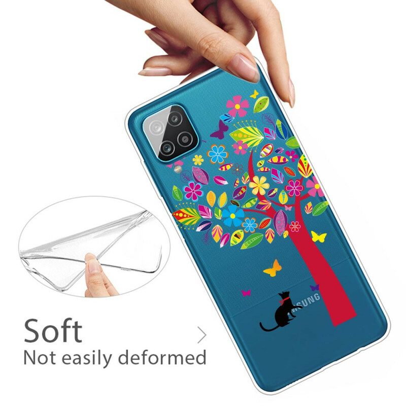 Cover Samsung Galaxy M12 / A12 Gatto Sotto L'albero