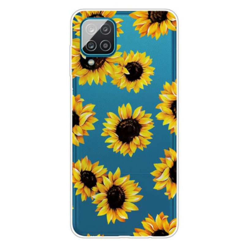 Cover Samsung Galaxy M12 / A12 Girasoli