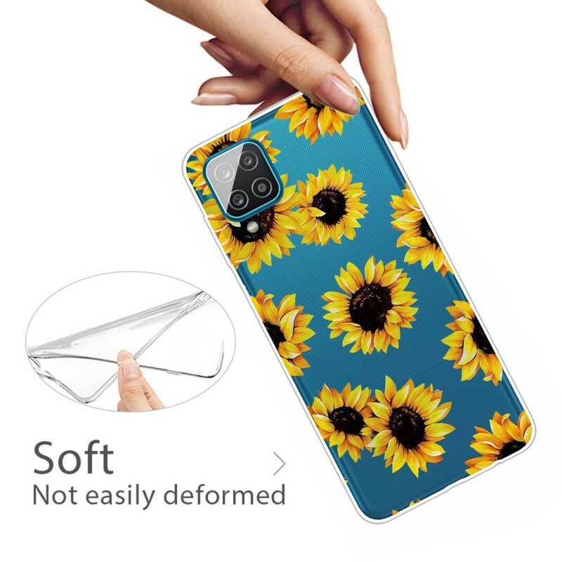 Cover Samsung Galaxy M12 / A12 Girasoli