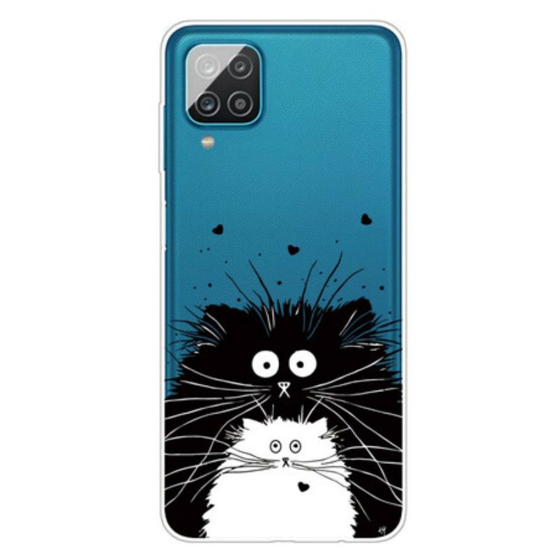 Cover Samsung Galaxy M12 / A12 Guarda I Gatti