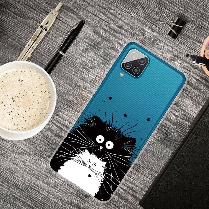 Cover Samsung Galaxy M12 / A12 Guarda I Gatti