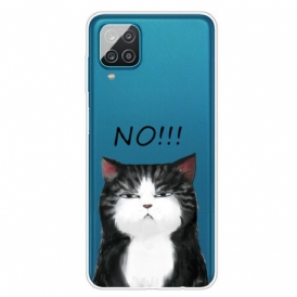 Cover Samsung Galaxy M12 / A12 Il Gatto Che Dice Di No