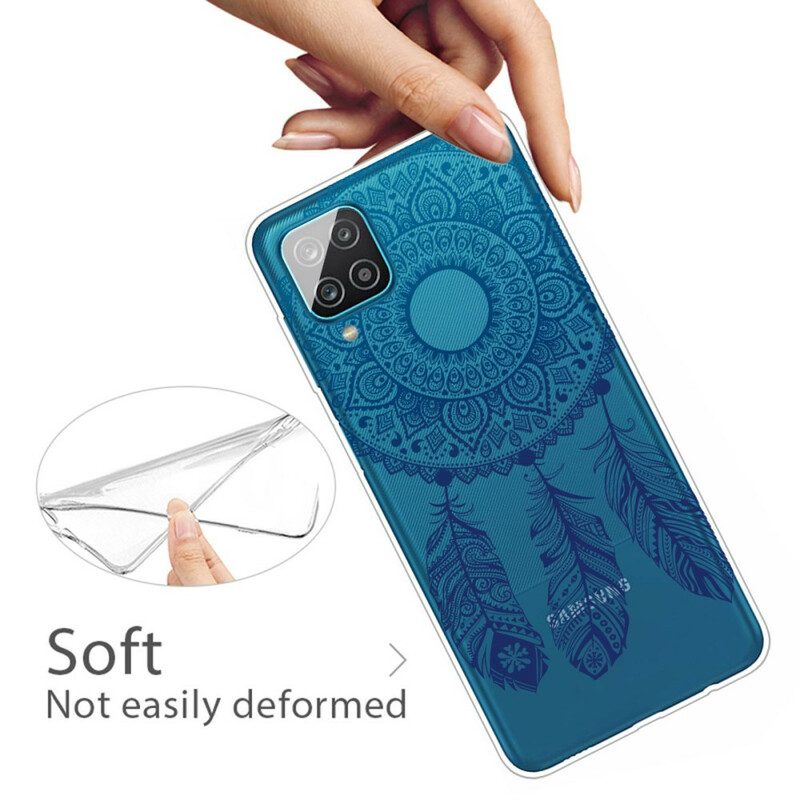 Cover Samsung Galaxy M12 / A12 Mandala A Fiore Singolo