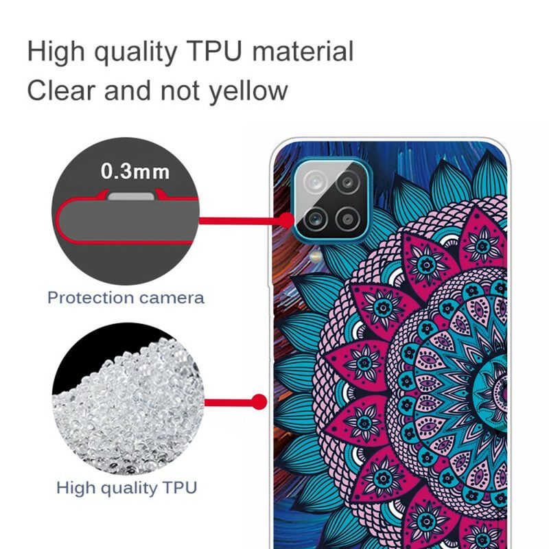 Cover Samsung Galaxy M12 / A12 Mandala Colorato