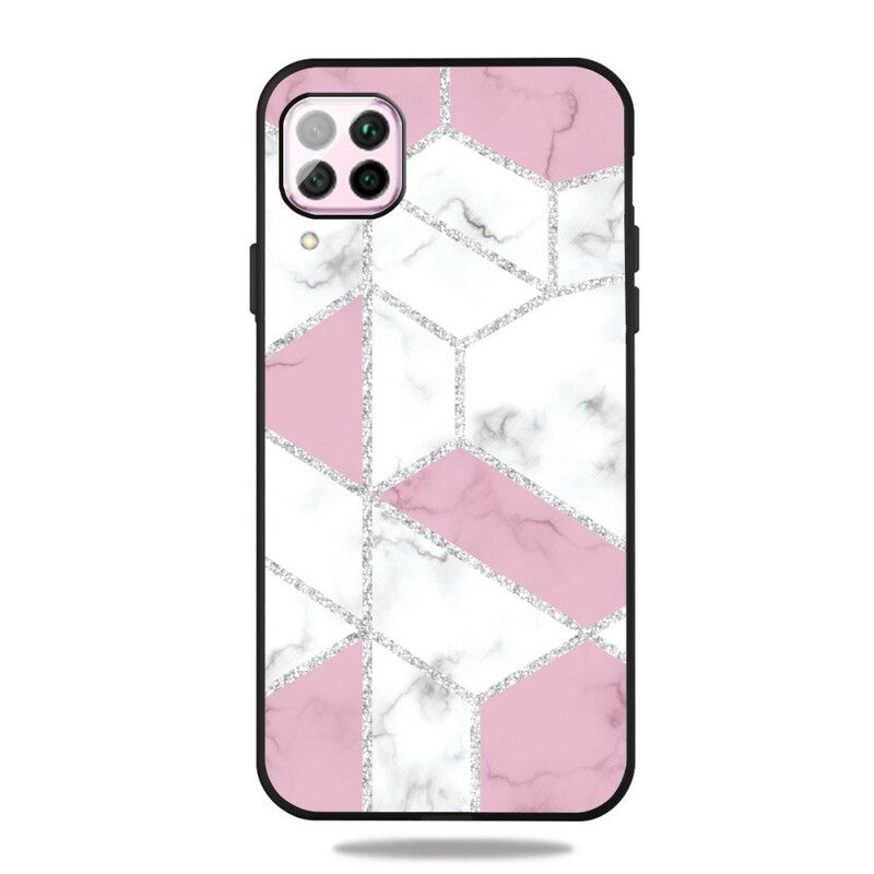 Cover Samsung Galaxy M12 / A12 Marmo Glitterato