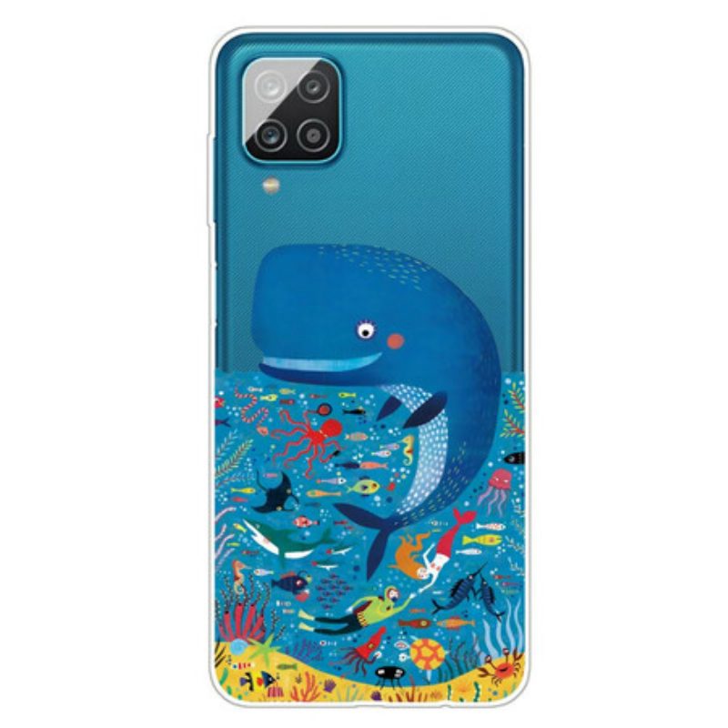 Cover Samsung Galaxy M12 / A12 Mondo Marino