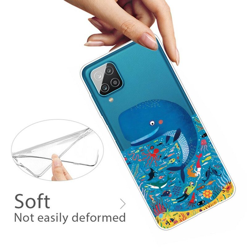 Cover Samsung Galaxy M12 / A12 Mondo Marino