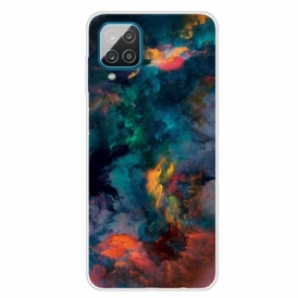 Cover Samsung Galaxy M12 / A12 Nuvole Colorate