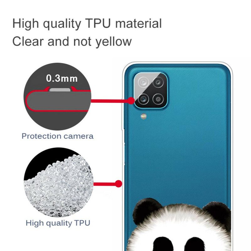 Cover Samsung Galaxy M12 / A12 Panda Senza Soluzione Di Continuità