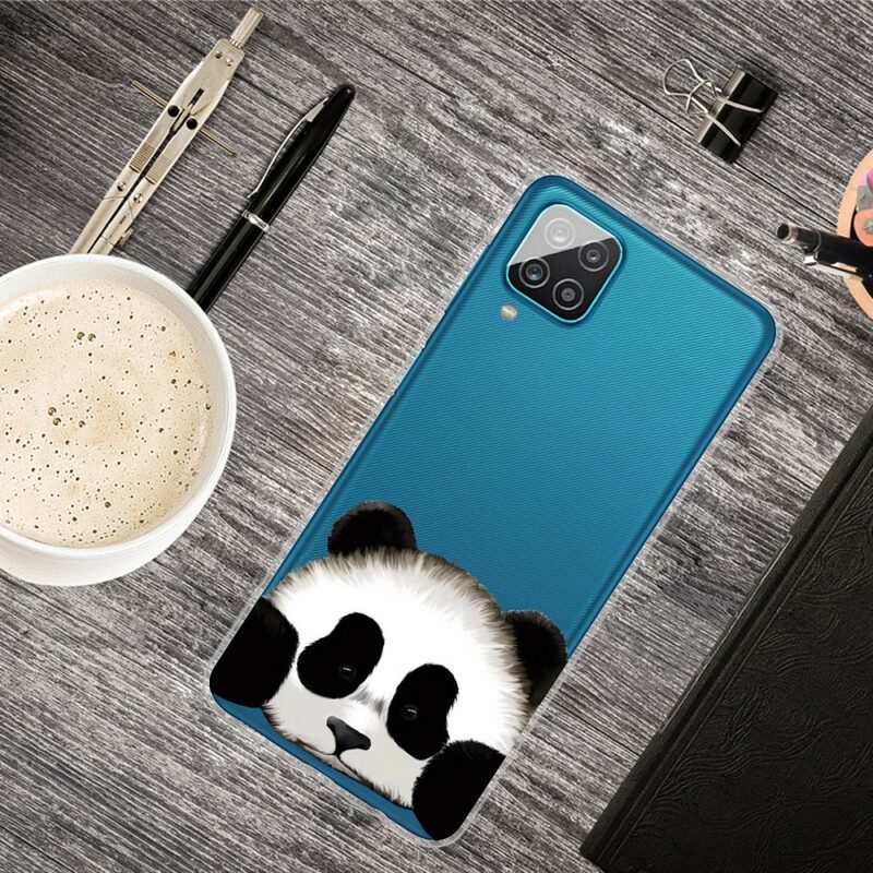 Cover Samsung Galaxy M12 / A12 Panda Senza Soluzione Di Continuità