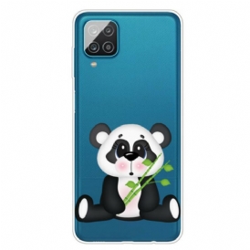 Cover Samsung Galaxy M12 / A12 Panda Triste Senza Soluzione Di Continuità