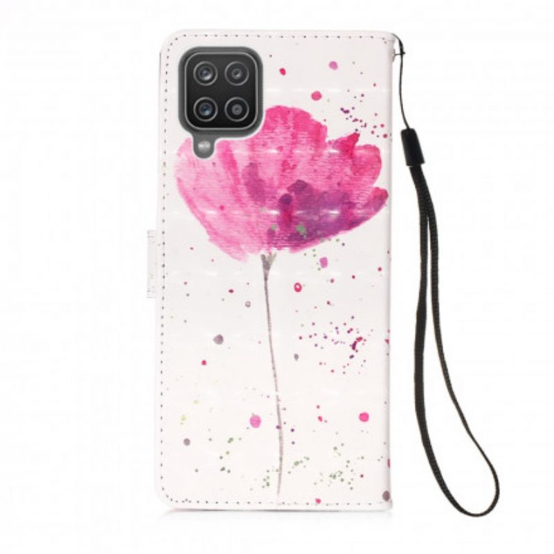 Cover Samsung Galaxy M12 / A12 Papavero Dell'acquerello