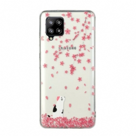 Cover Samsung Galaxy M12 / A12 Petali E Gatto