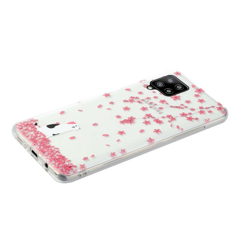 Cover Samsung Galaxy M12 / A12 Petali E Gatto