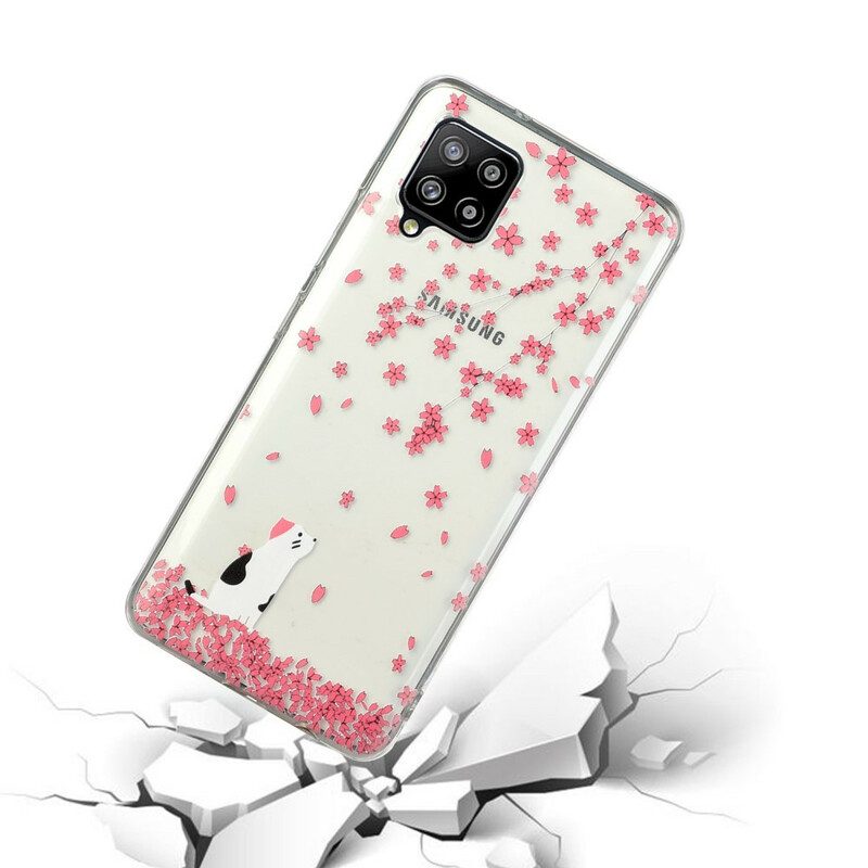 Cover Samsung Galaxy M12 / A12 Petali E Gatto