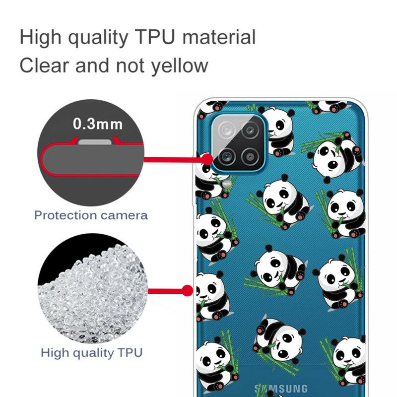 Cover Samsung Galaxy M12 / A12 Piccoli Panda