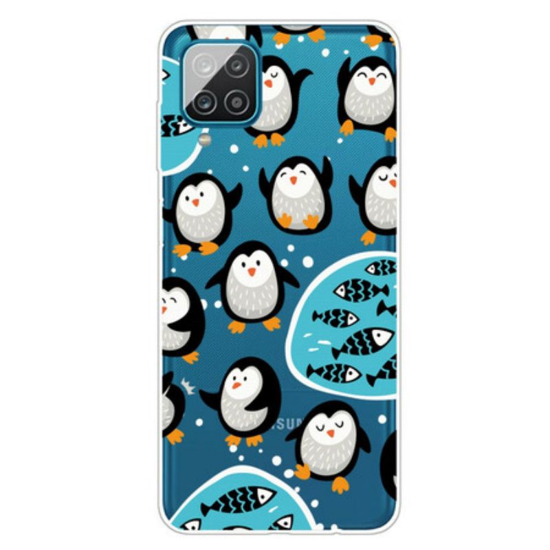 Cover Samsung Galaxy M12 / A12 Pinguini E Pesci