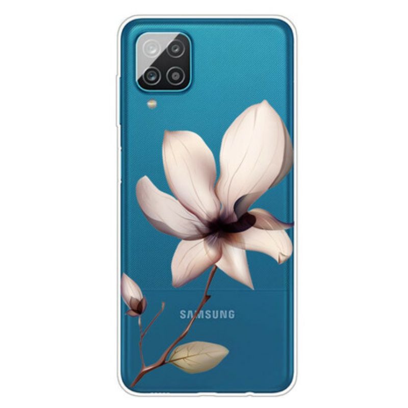 Cover Samsung Galaxy M12 / A12 Premium Floreale