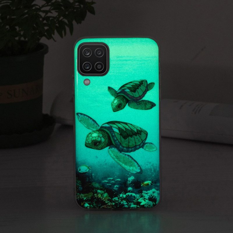 Cover Samsung Galaxy M12 / A12 Tartarughe Fluorescenti