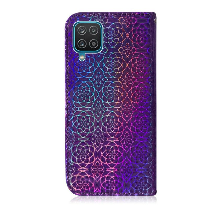 Custodia in pelle Samsung Galaxy M12 / A12 Colore Puro