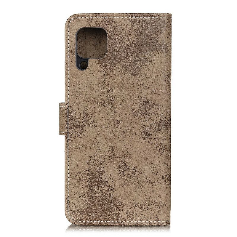 Custodia in pelle Samsung Galaxy M12 / A12 Ecopelle Vintage