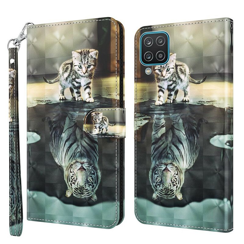 Custodia in pelle Samsung Galaxy M12 / A12 Ernesto La Tigre