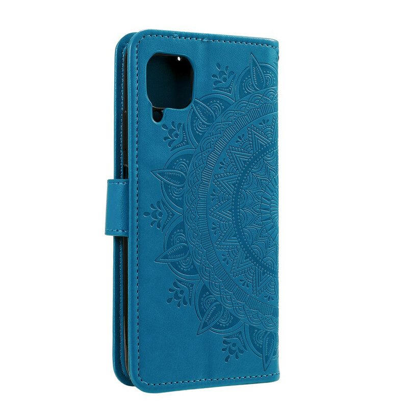 Custodia in pelle Samsung Galaxy M12 / A12 Mandala Del Sole