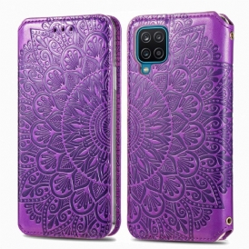 Folio Cover Samsung Galaxy M12 / A12 Custodia in pelle Mandala