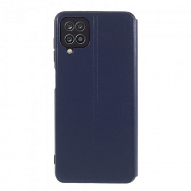 Folio Cover Samsung Galaxy M12 / A12 Custodia in pelle Serie Premium Livello X