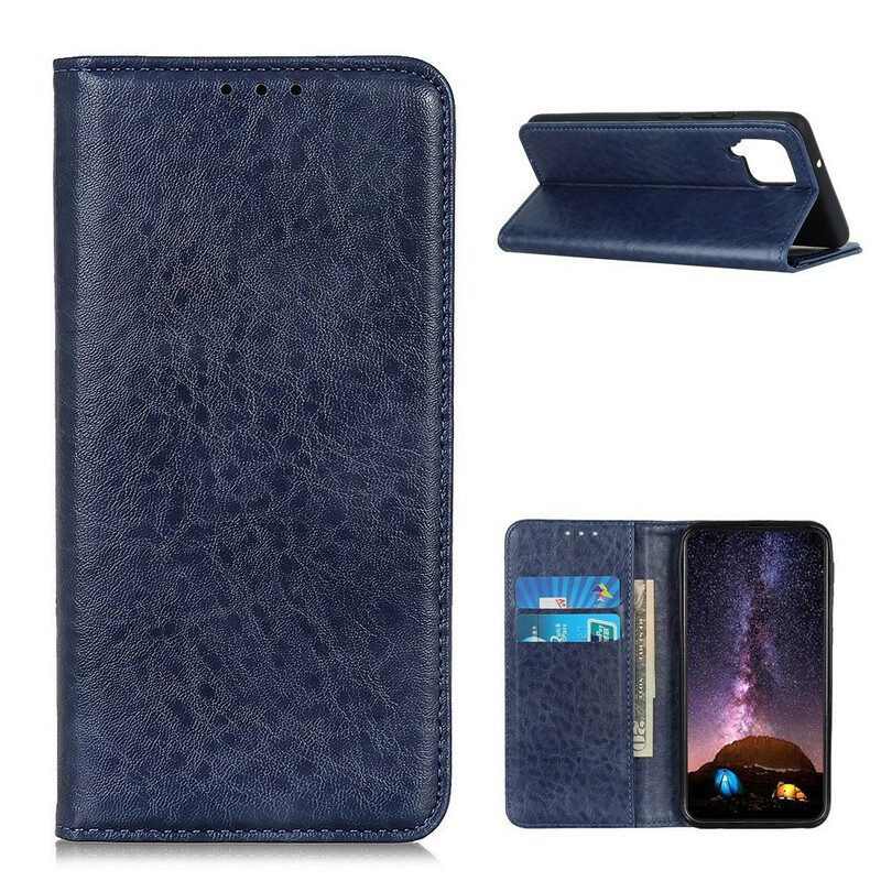 Folio Cover Samsung Galaxy M12 / A12 Custodia in pelle Stile Pelle Crosta