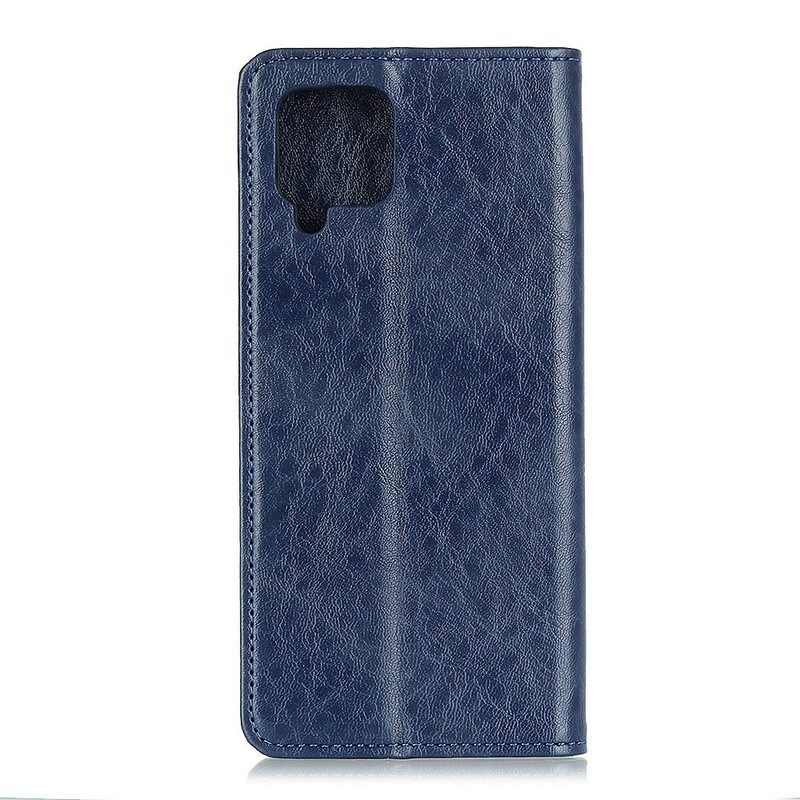 Folio Cover Samsung Galaxy M12 / A12 Custodia in pelle Stile Pelle Crosta