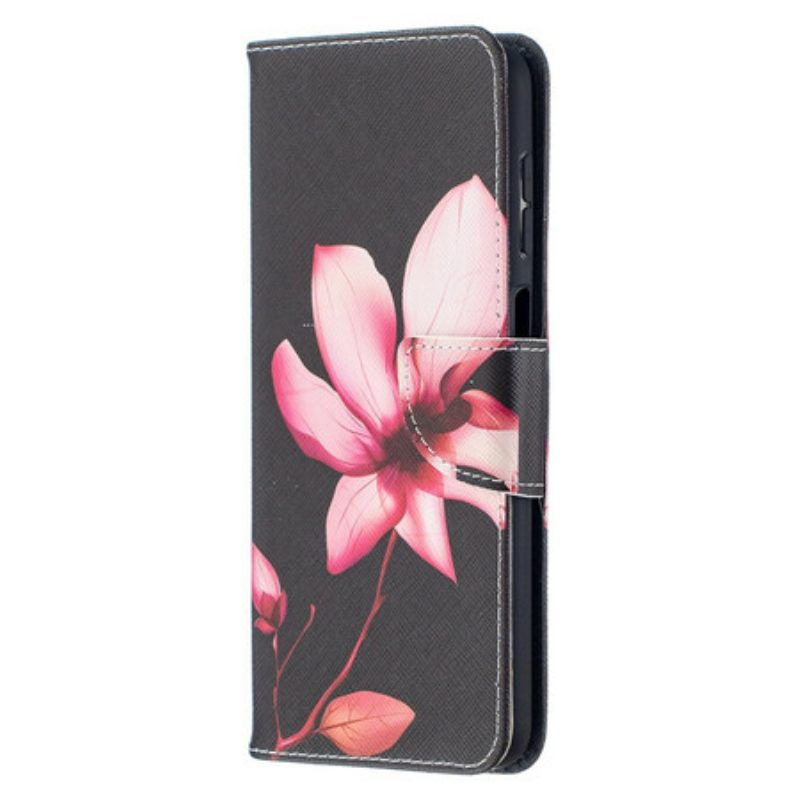 Folio Cover Samsung Galaxy M12 / A12 Fiore Rosa