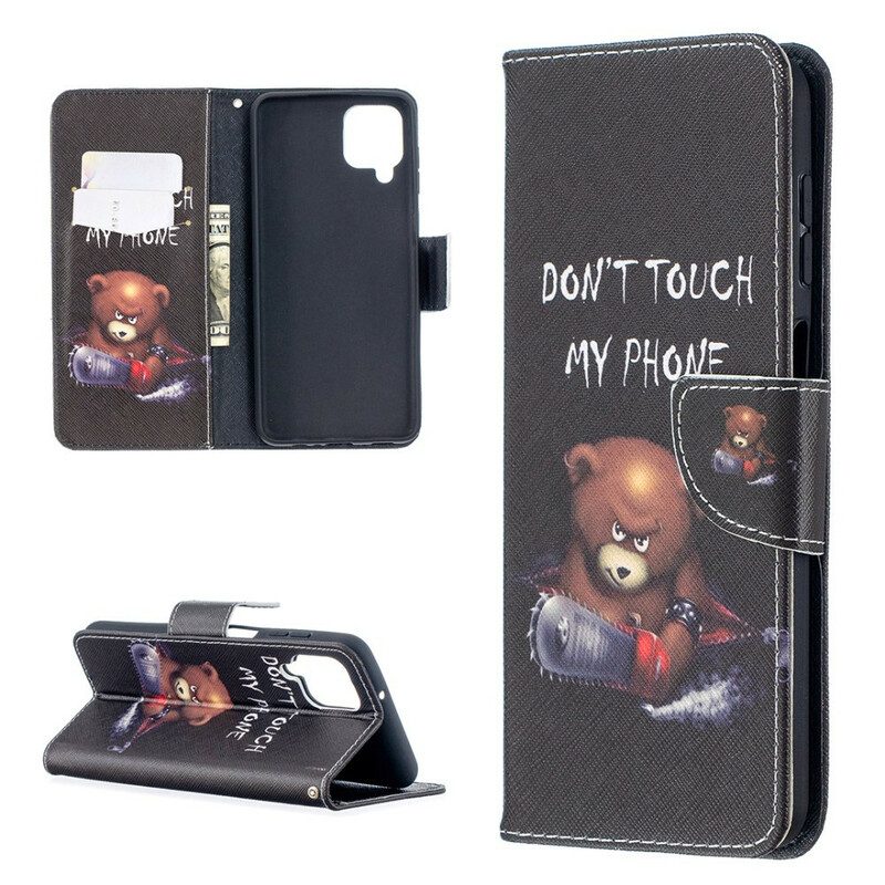 Folio Cover Samsung Galaxy M12 / A12 Orso Pericoloso