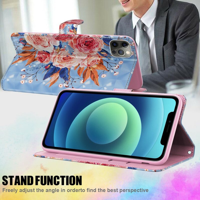 Folio Cover Samsung Galaxy M12 / A12 Punto Luce Romantico Con Cordino