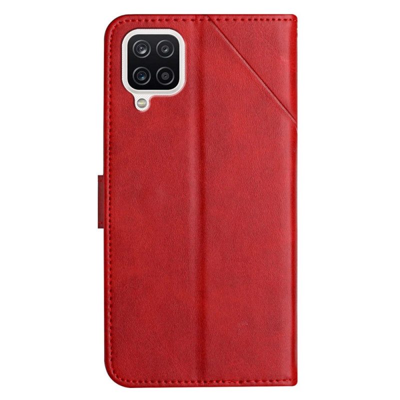 Folio Cover Samsung Galaxy M12 / A12 X Design Stile In Pelle Geo