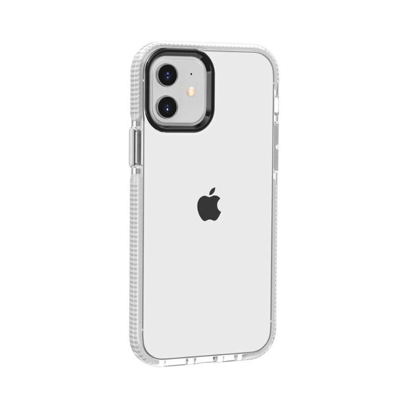 Cover iPhone 12 / 12 Pro Bordi In Silicone Trasparente