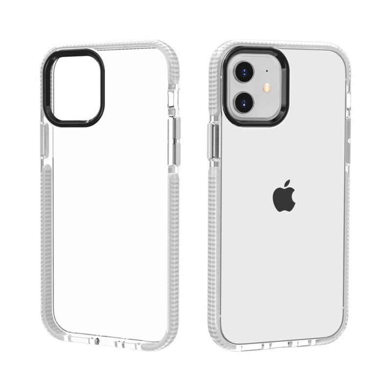 Cover iPhone 12 / 12 Pro Bordi In Silicone Trasparente