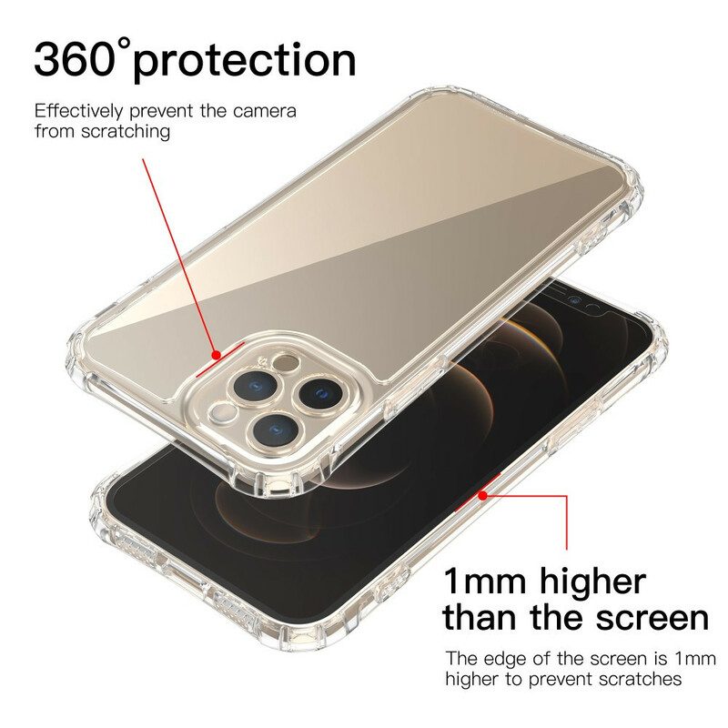 Cover iPhone 12 / 12 Pro Cuscini Protettivi Leeu Trasparenti