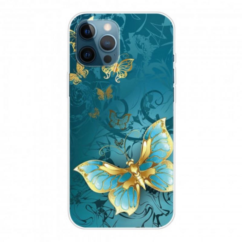 Cover iPhone 12 / 12 Pro Farfalle Flessibili