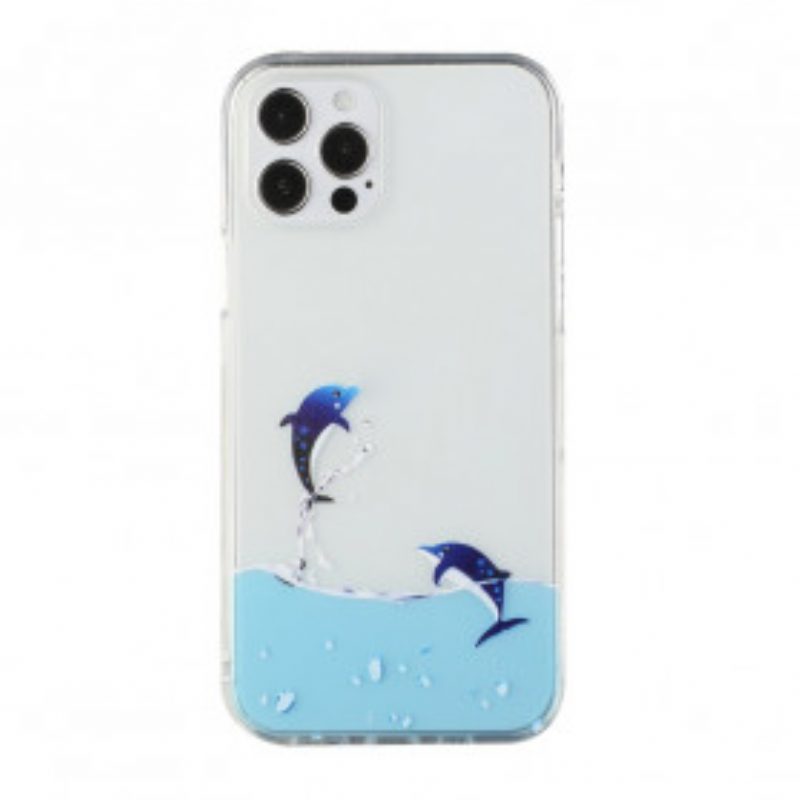 Cover iPhone 12 / 12 Pro Giochi Di Delfini