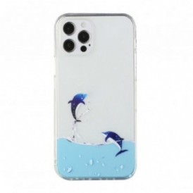 Cover iPhone 12 / 12 Pro Giochi Di Delfini